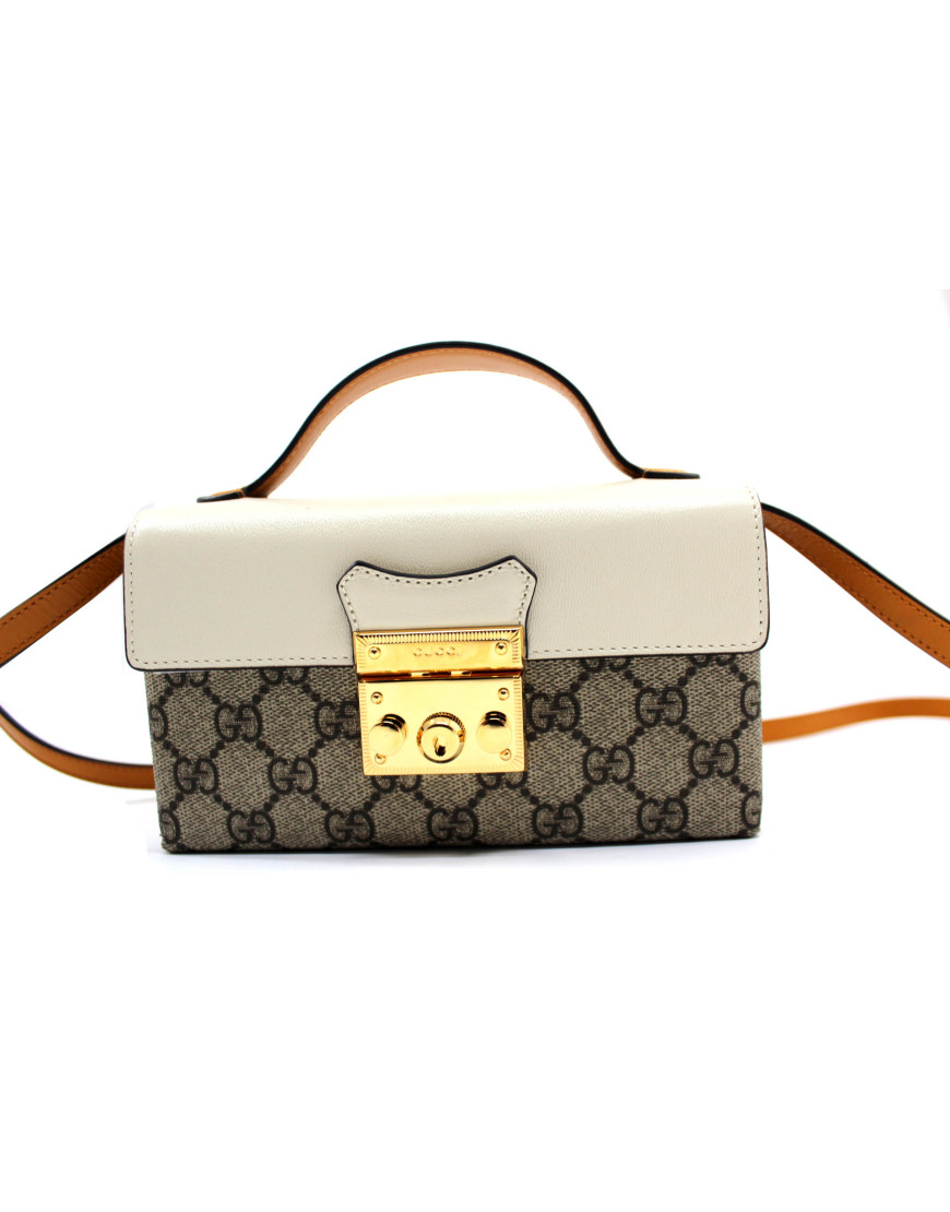 Gucci Padlock Mini GG Beige