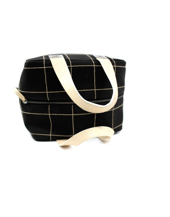 Chanel Bauletto Tela Nera