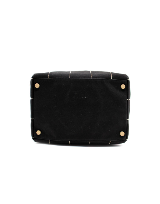 Chanel Bauletto Tela Nera