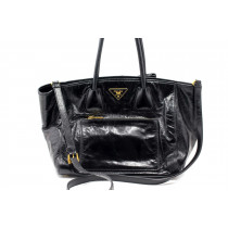 Prada Shopping Pelle Nera