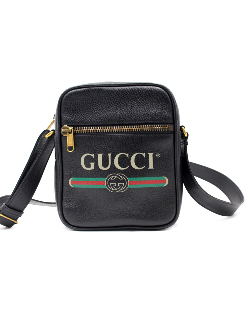 Gucci Tracolla Pelle Nera