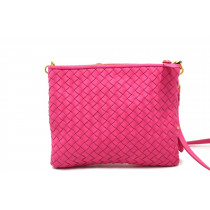 Bottega Veneta Tracolla Pelle Fucisia