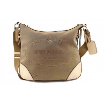 Prada Shopping Tela Beige