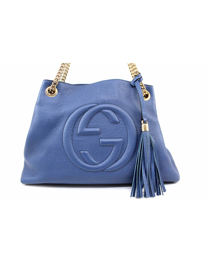 Gucci Soho Pelle Bluette