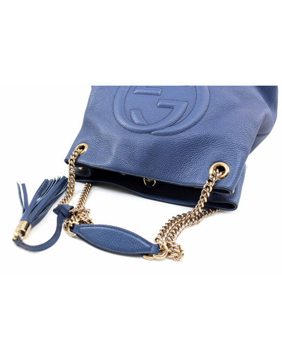 Gucci Soho Pelle Bluette