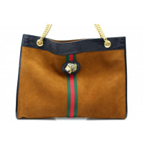 Gucci Rajah Maxi Scamosciato Marrone