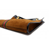 Gucci Rajah Maxi Scamosciato Marrone