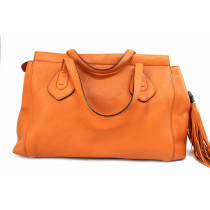 Gucci Shopping Pelle Arancio