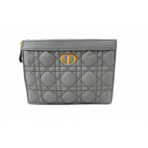 Dior Caro Every Pochette Pelle Grigia