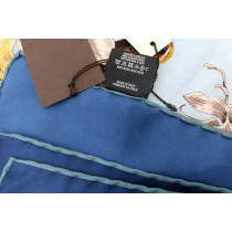 Gucci Foulard Seta Blu