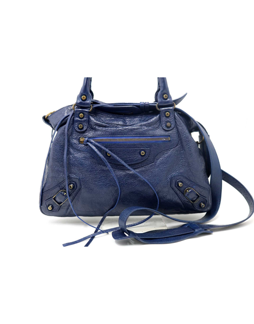 Balenciaga Twiggy Pelle Blu