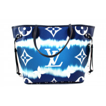 Louis Vuitton Neverfull Escale Tela Blu