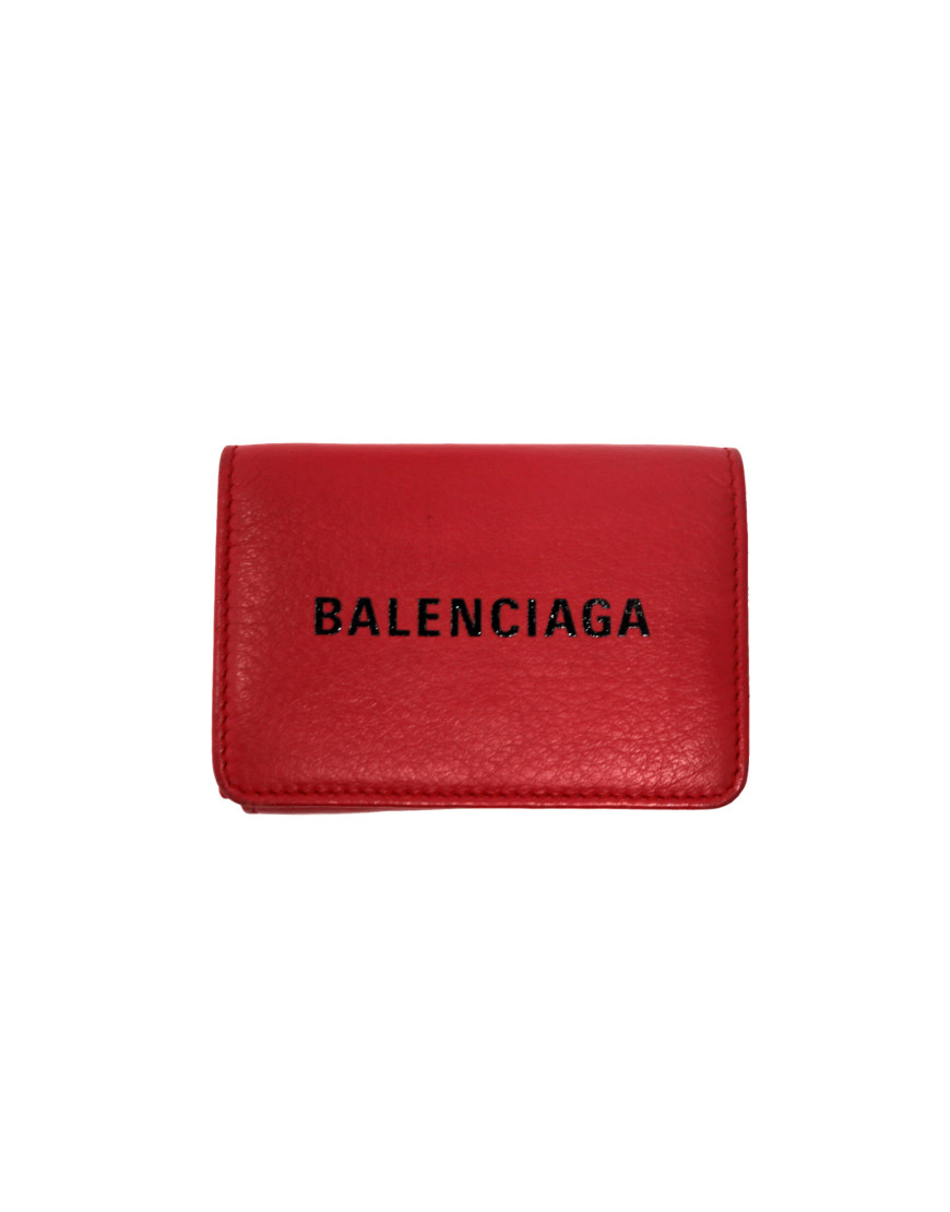 Balenciaga Portafoglio Pelle Rossa