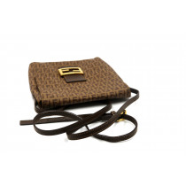 Fendi Borsello Vintage Tela Marrone