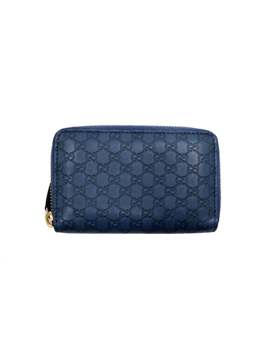 Gucci Portafoglio Pelle Azzurra