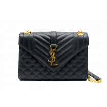 Saint Laurent Envelope Pelle Nera