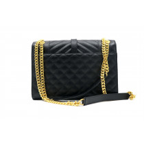 Saint Laurent Envelope Pelle Nera