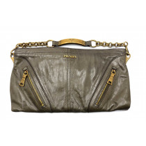 Prada Shopping Vintage Pelle Grigia