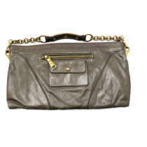 Prada Shopping Vintage Pelle Grigia