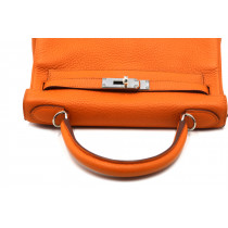 Hermes Kelly Pelle Arancio