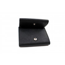 Prada Portafoglio Trifold Pelle Saffiano Nera