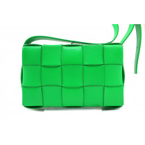 Bottega Veneta Cassette Cross Body Pelle Verde