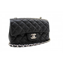 Chanel Mini Pelle Caviar Nera