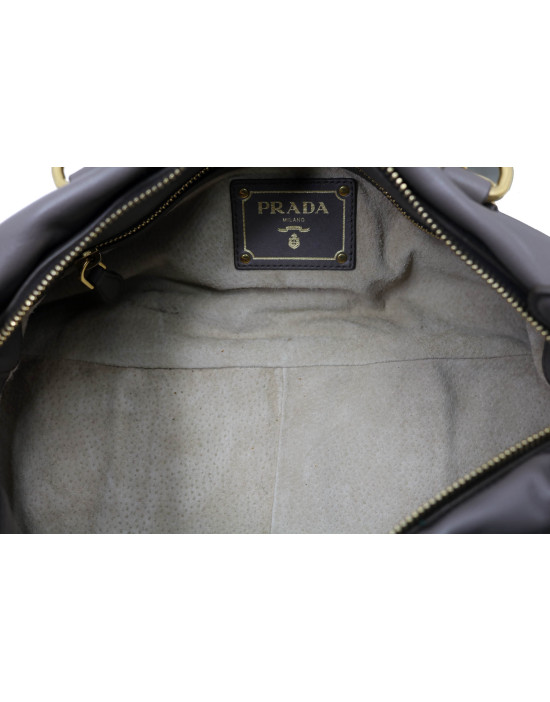 Prada Bauletto Pelle Tortora