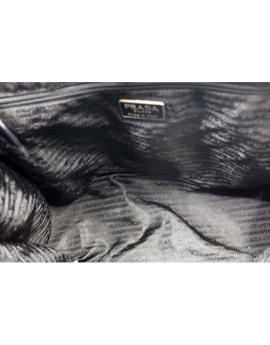 Prada Shopping Pelle Nera