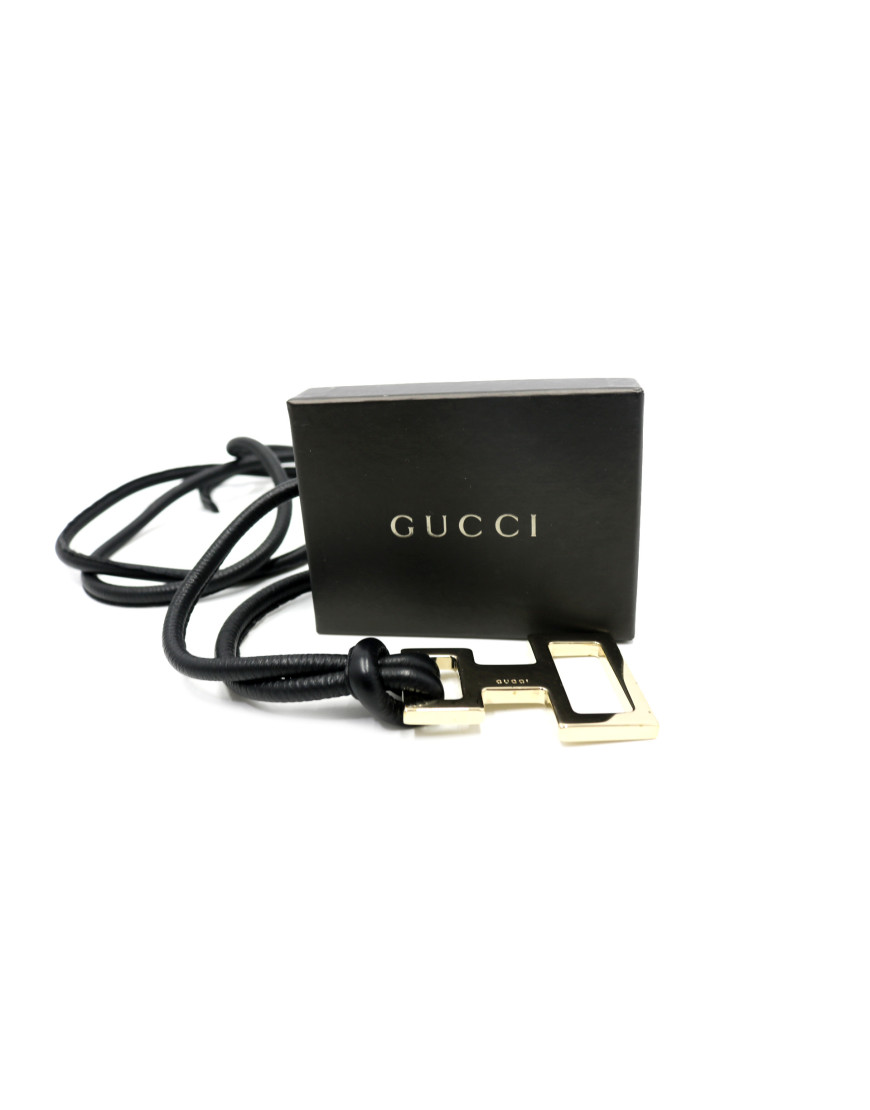 Gucci Cintura Pelle Nera