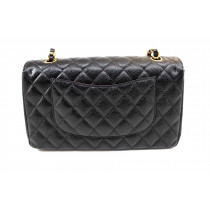 Chanel Classica Media 11.12 Pelle Caviar Nera