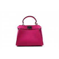 Fendi Peekaboo Mini Selleria Cuoio Magenta