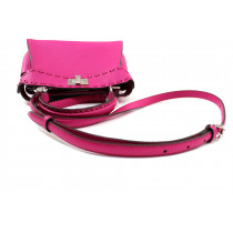 Fendi Peekaboo Mini Selleria Cuoio Magenta