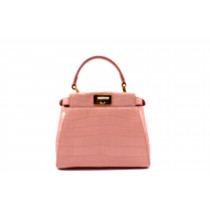 Fendi Peekaboo Mini Vernis Rosa Bubblegum