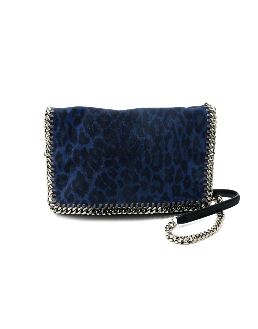 Stella McCartney Pochette Maculata Blu