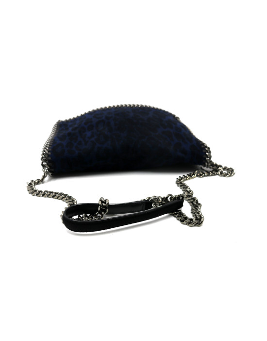 Stella McCartney Pochette Maculata Blu