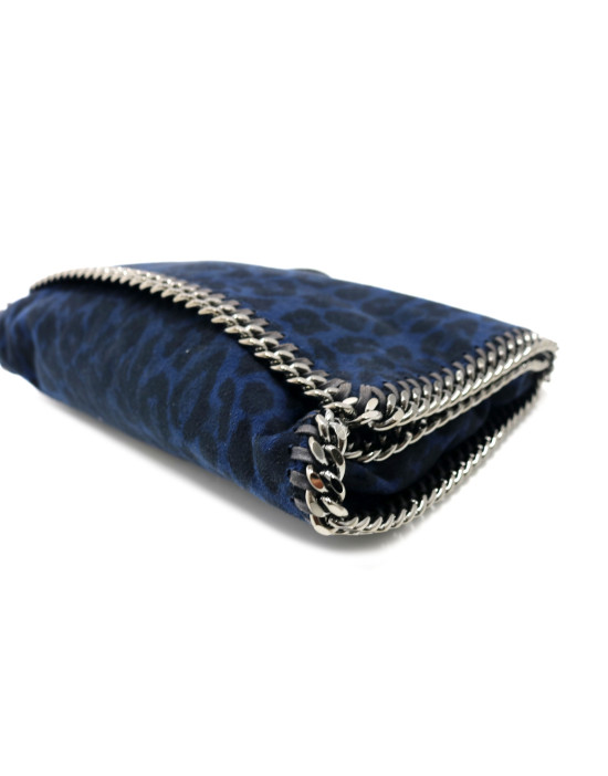 Stella McCartney Pochette Maculata Blu