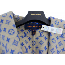 Louis Vuitton Cappotto a Vestaglia Lana Blu Reale