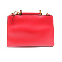 Gucci Shopping Bamboo Pelle Rosso