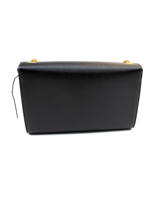 Saint Laurent Kate Media Pelle Nera