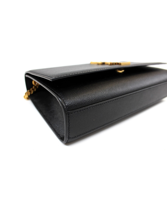 Saint Laurent Kate Media Pelle Nera