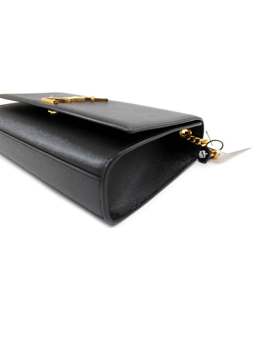 Saint Laurent Kate Media Pelle Nera