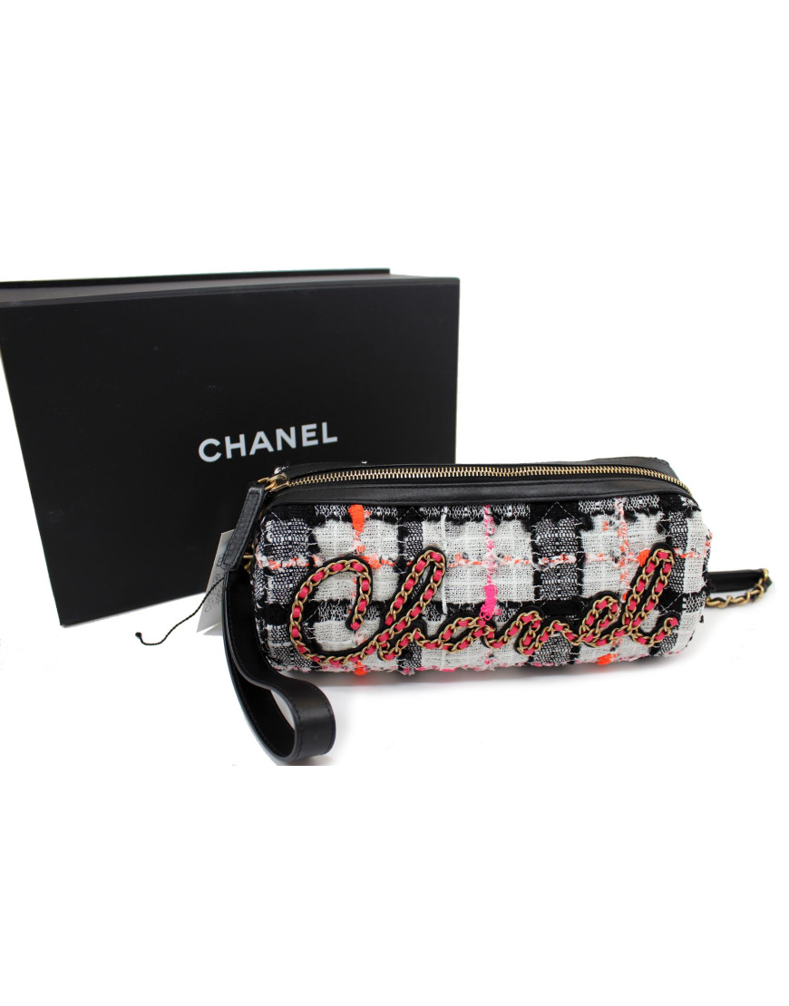 Chanel Pochette Tweed Multicolor