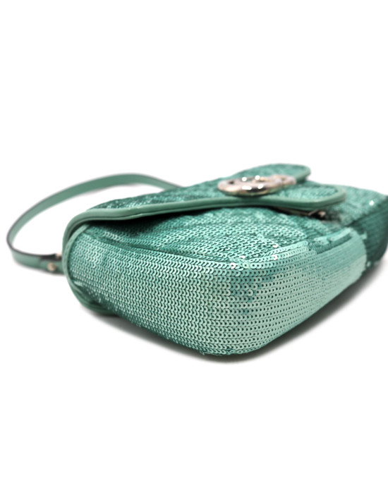 Gucci Marmont Paillettes Verde Acqua
