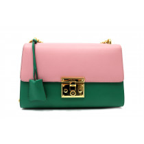 Gucci Padlock Pelle Rosa e Verde