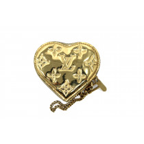 Louis Vuitton Charm Miroir Heart Pelle Oro