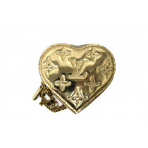 Louis Vuitton Charm Miroir Heart Pelle Oro