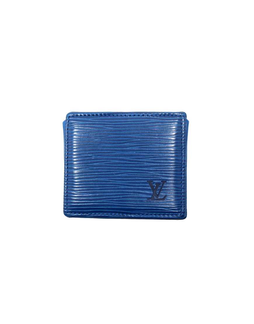 Louis Vuitton Portamonete Toledo Epi Blu