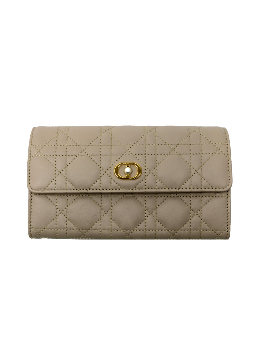 Dior Portafoglio Pelle Beige