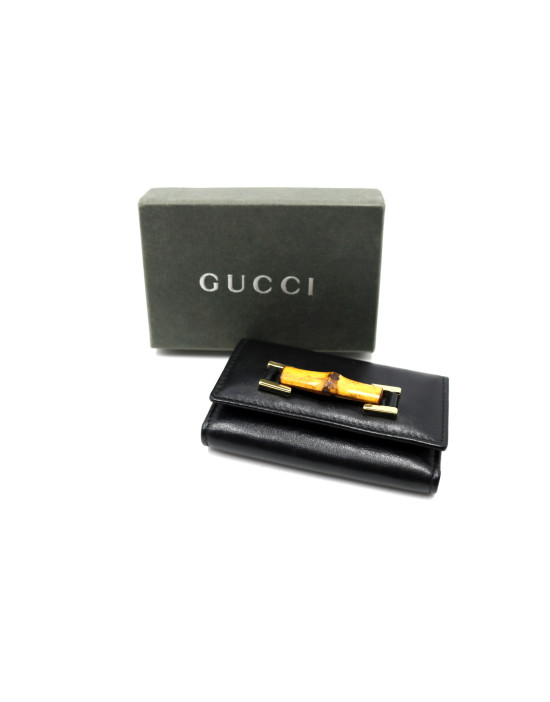 Gucci Portachiavi Pelle Nera